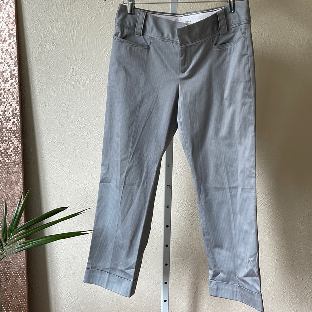 NWOT Banana Republic gray martin fit cropped pants